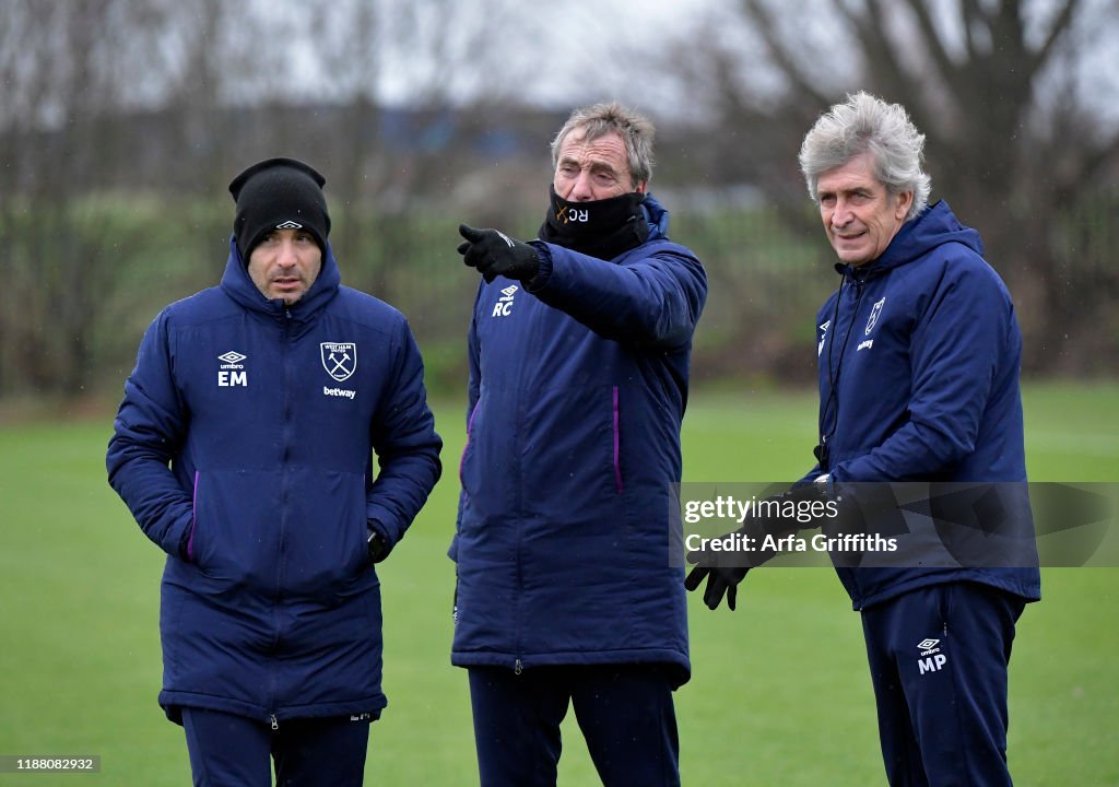 West Ham United Training and Press Conference