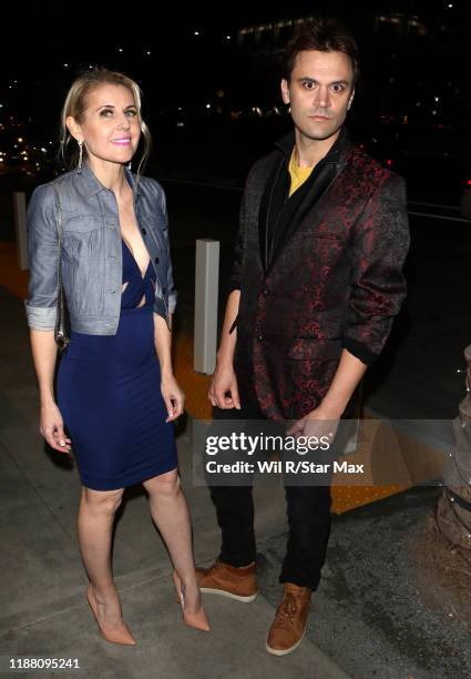 Kathy Kolla and Kash Hovey are seen on December 11, 2019 in Los Angeles, California.