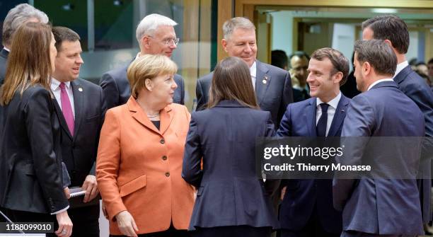 Lithuanian President Gitanas Nauseda is talking with the Belgium Prime Minister Sophie Wilmes, the Estonian Prime Minister Juri Ratas, the German...