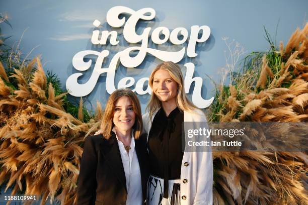 Goop Summit R Marianne Williamson and Gwyneth Paltrow attend the In goop Health ...