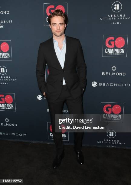 Robert Pattinson attends the Go Campaign's 13th Annual Go Gala at NeueHouse Hollywood on November 16, 2019 in Los Angeles, California.