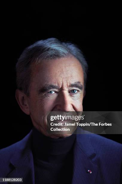 Chief Executive of LVMH, Bernard Arnault is photographed for Forbes Magazine on October 9, 2019 in Paris, France. COVER IMAGE. CREDIT MUST READ:...