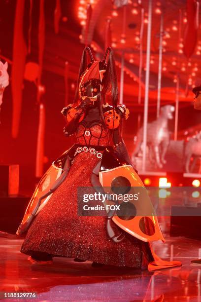 The Ladybug in the Triumph Over masks episode of THE MASKED SINGER airing Wednesday, Nov. 13 on FOX.