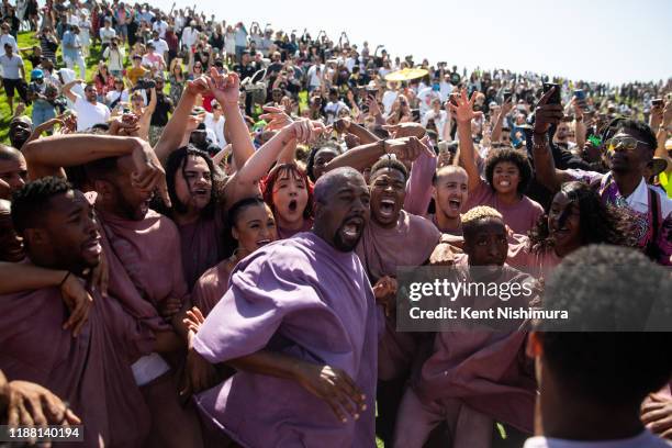 Kanye West's Easter Sunday Service during Weekend 2 of the Coachella Valley Music and Arts Festival at the Empire Polo Club on Sunday, April 21, 2019...