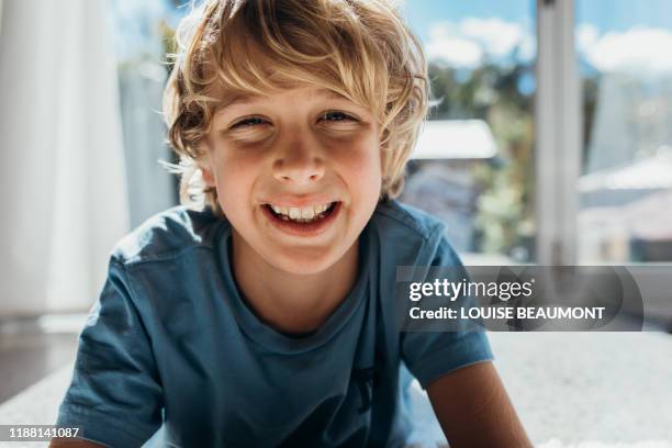portrait of a young australian boy - one boy only stock pictures, royalty-free photos & images