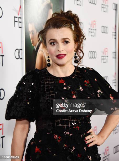 Helena Bonham Carter attends AFI Fest: The Crown & Peter Morgan Tribute at TCL Chinese Theatre on November 16, 2019 in Hollywood, California.