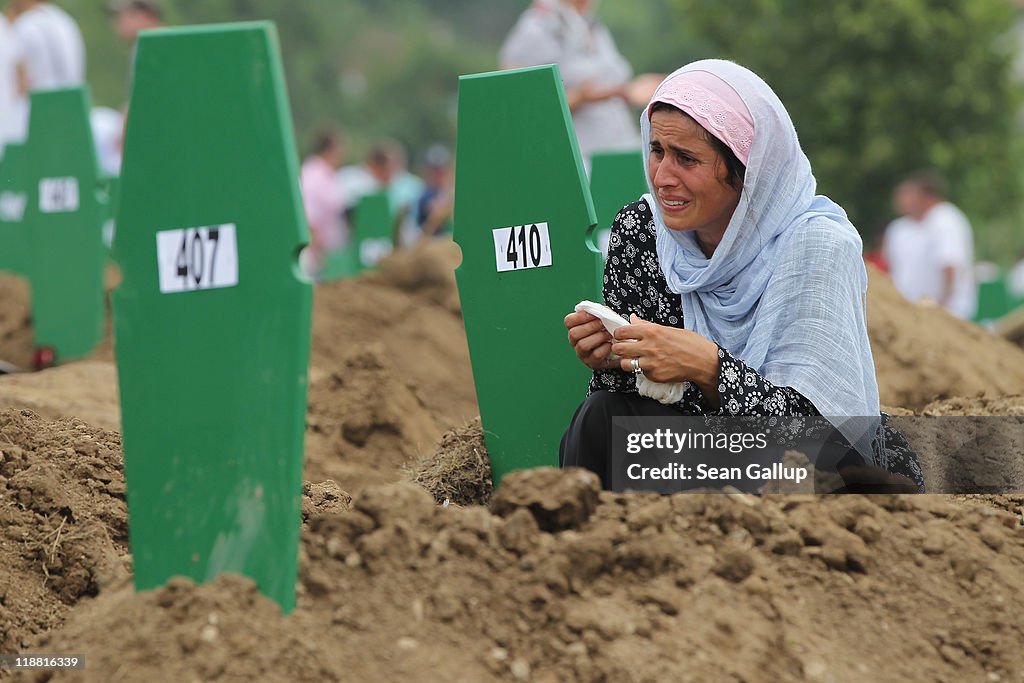 Mass Burial Of More Srebrenica Massacre Victims