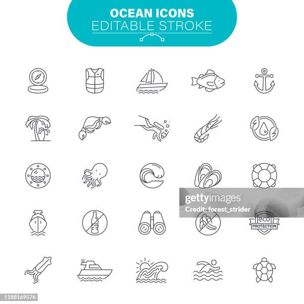 ocean icons - yachthafen stock-grafiken, -clipart, -cartoons und -symbole