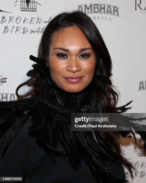 Writer / Actress Tara L. Wilson North attends the media night preview of "B.R.O.K.E.N Code B.I.R.D Switching" at S Feury Theater on November 16, 2019...