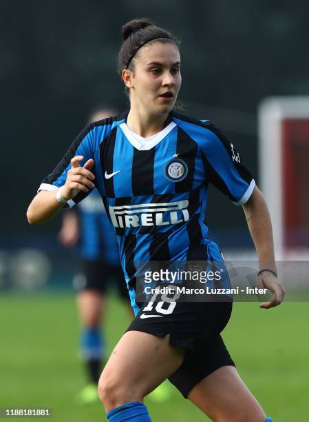 Marta Pandini of FC Internazionale looks on during the Women Serie A match between FC Internazionale and Orobica at Campo Sportivo F. Chinetti on...