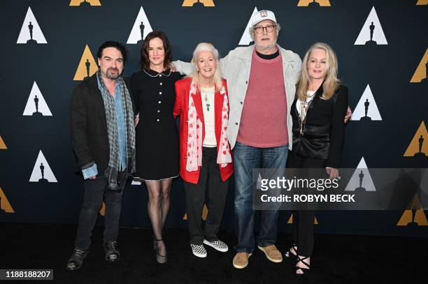 Cast Members Johnny Galecki, Juliette Lewis, Diane Ladd, Chevy Chase and Beverly D'Angelo attend the Academy of Motion Picture Arts and Sciences 30th...