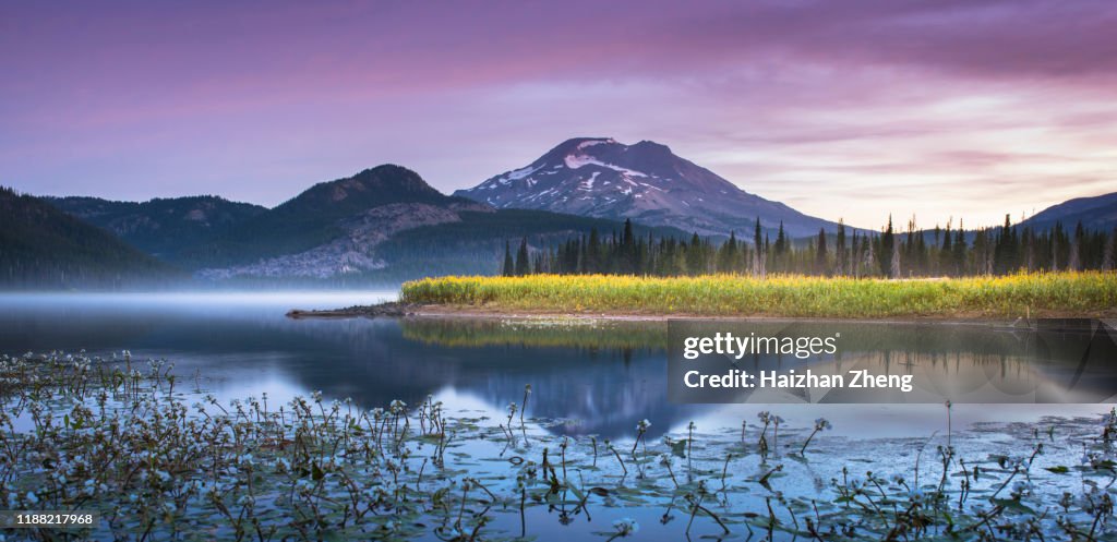 Rustige momenten bij Sparks Lake, Oregon