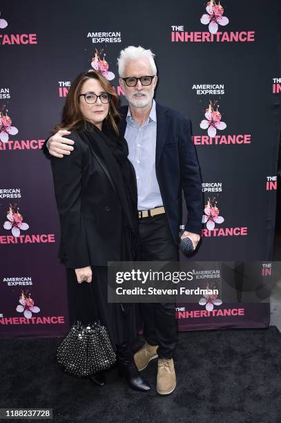 Talia Balsam and John Slattery attend "The Inheritance" Opening Night at the Barrymore Theatre on November 17, 2019 in New York City.
