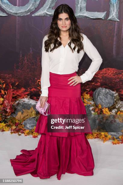 Idina Menzel attends the "Frozen 2" European premiere at BFI Southbank on November 17, 2019 in London, England.