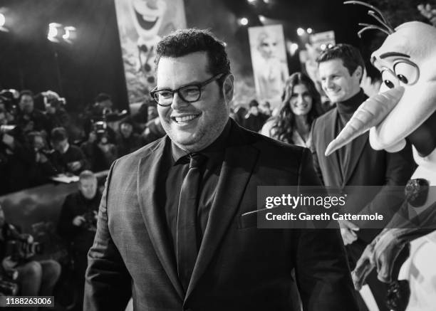 Josh Gad attends the European Premiere of Disney's "Frozen 2" on November 17, 2019 in London, England.