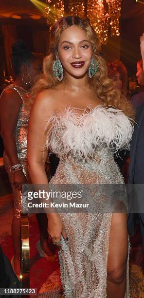 Beyonce attends the Shawn Carter Foundation Gala at the Seminole Ballroom in the Seminole Hard Rock Hotel & Casino on November 16, 2019 in Hollywood,...