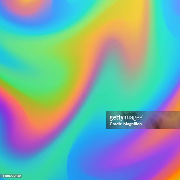 fluidfarben abstrakter hintergrund - hologram stock-grafiken, -clipart, -cartoons und -symbole