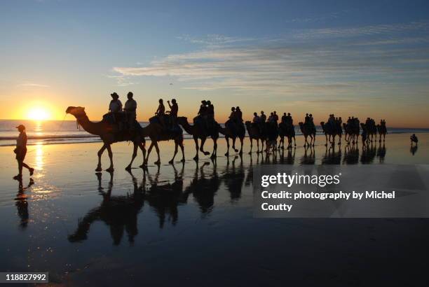 cable beach, australia - cable beach stock-fotos und bilder