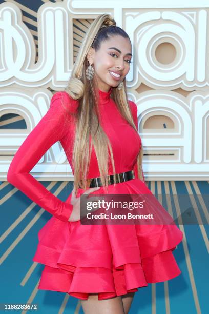 Sonna Rele attends the 2019 Soul Train Awards presented by BET at the Orleans Arena on November 17, 2019 in Las Vegas, Nevada.