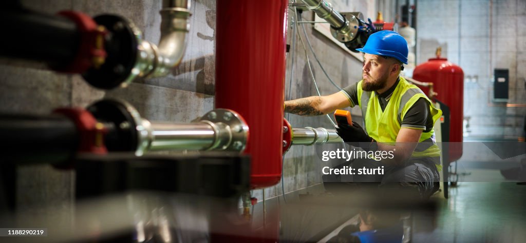 Heating exchange inspection