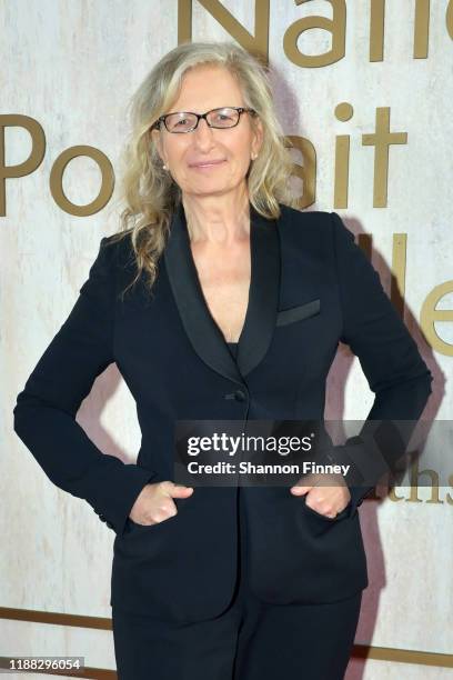 Photographer Annie Leibovitz attends the 2019 American Portrait Gala at the Smithsonian National Portrait Gallery on November 17, 2019 in Washington,...