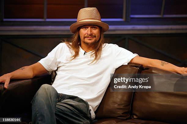 Kid Rock visits Fuse Studios on July 11, 2011 in New York City.