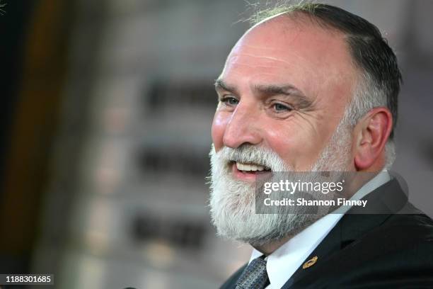 Chef Jose Andres attends the 2019 American Portrait Gala at the Smithsonian National Portrait Gallery on November 17, 2019 in Washington, DC.