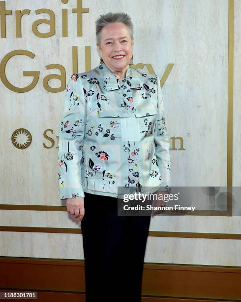 Actress Kathy Bates attends the 2019 American Portrait Gala at the Smithsonian National Portrait Gallery on November 17, 2019 in Washington, DC.