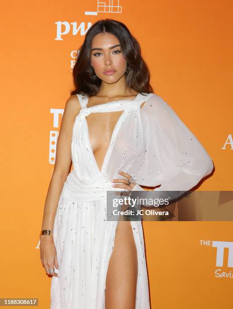 Madison Beer attends the 2019 TrevorLive Los Angeles Gala at The Beverly Hilton Hotel on November 17, 2019 in Beverly Hills, California.