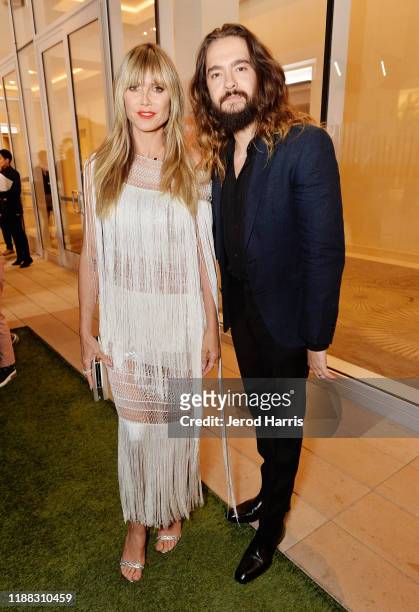 Heidi Klum and Tom Kaulitz attend The Trevor Project's TrevorLIVE LA 2019 at The Beverly Hilton Hotel on November 17, 2019 in Beverly Hills,...