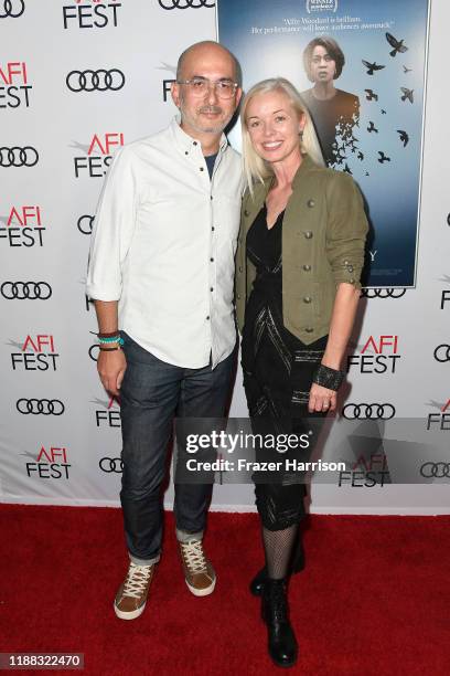 Julian Cautherley and Bronwyn Cornelius attend the "Clemency" Premiere at AFI FEST 2019 presented by Audi at TCL Chinese Theatre on November 17, 2019...