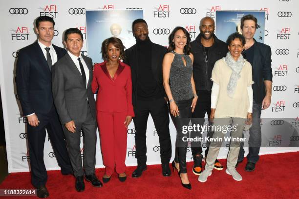 Jed Bernard, Alex Castillo, Alfre Woodard, Aldis Hodge, Michelle Bonilla, LaMonica Garrett, Vernee Watson-Johnson, and Richard Gunn attend the...