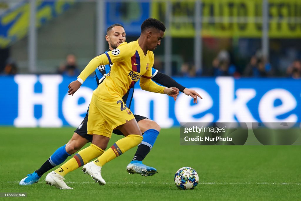 FC Internazionale v FC Barcelona: Group F - UEFA Champions League