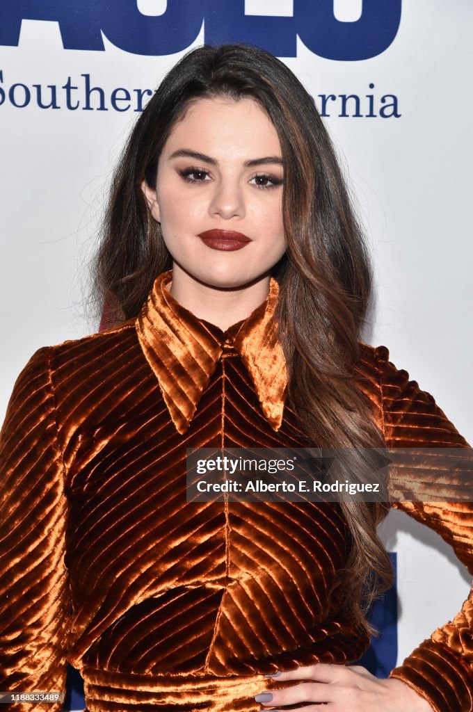 Selena Gomez attends ACLU SoCal's Annual Bill of Rights dinner at the