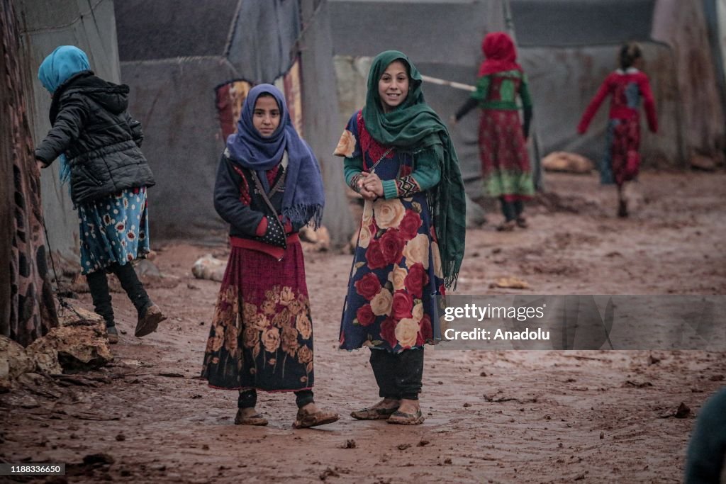 Heavy rain in Idlib