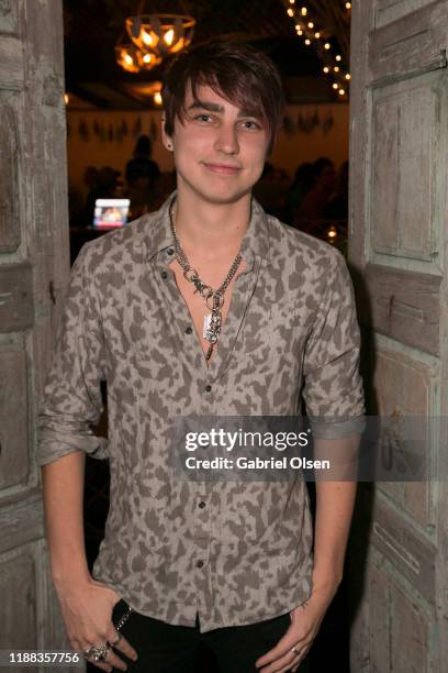 Colby Brock attends the MetaLife Launch Influencer Dinner at Bacari W 3rd on November 17, 2019 in Los Angeles, California.