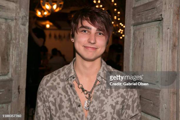 Colby Brock attends the MetaLife Launch Influencer Dinner at Bacari W 3rd on November 17, 2019 in Los Angeles, California.