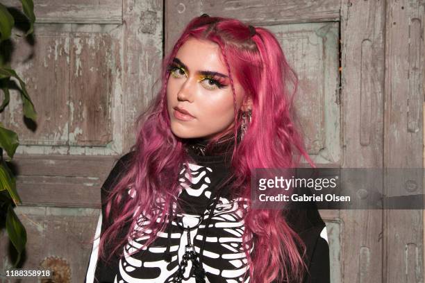 Xepher Wolf attends the MetaLife Launch Influencer Dinner at Bacari W 3rd on November 17, 2019 in Los Angeles, California.