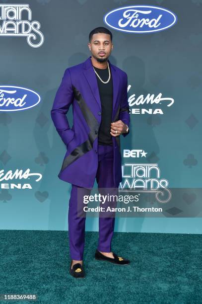 Devale Ellis attends the Soul Train Music Awards on November 17, 2019 in Las Vegas, Nevada.