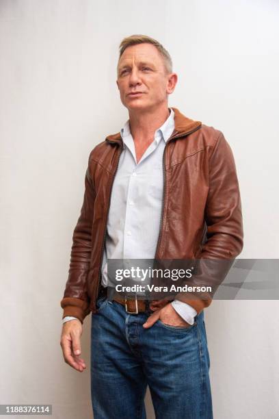 Daniel Craig at the "Knives Out" Press Conference at the Four Seasons Hotel on November 15, 2019 in Beverly Hills, California.