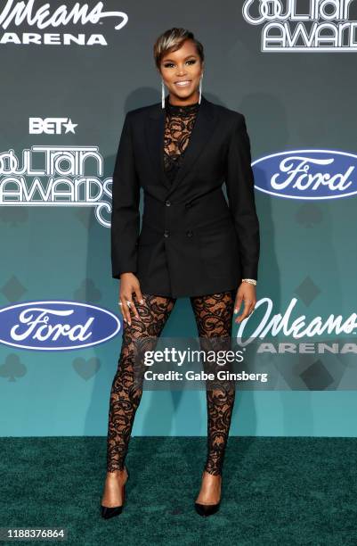 LeToya Nicole Luckett-Walker attends the 2019 Soul Train Awards at the Orleans Arena on November 17, 2019 in Las Vegas, Nevada.