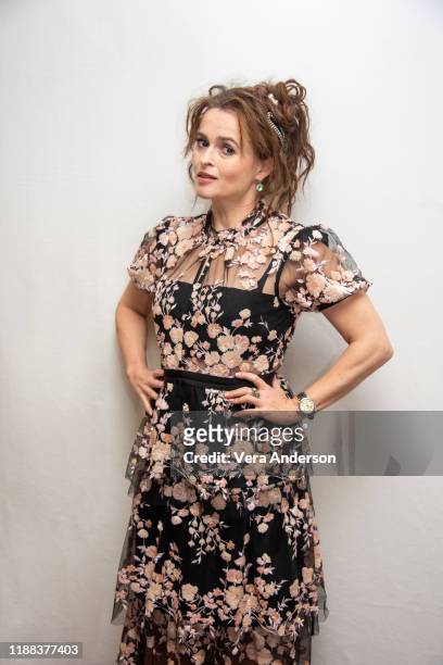 Helena Bonham Carter at "The Crown" Press Conference at the Four Seasons Hotel on November 15, 2019 in Beverly Hills, California.