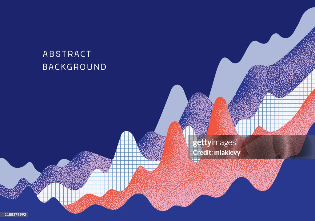 Abstract Business Chart Background