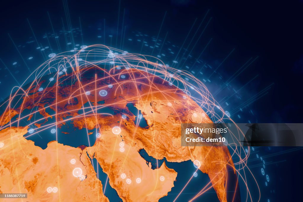 Globale Verbindungslinien