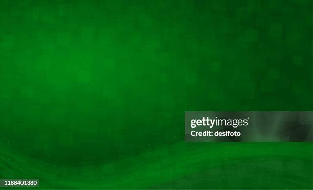 stockillustraties, clipart, cartoons en iconen met een horizontale creatieve groen gekleurde zelf gekarteld/geruit achtergrond-vector illustratie met glittery golf patroon - smaragdgroen