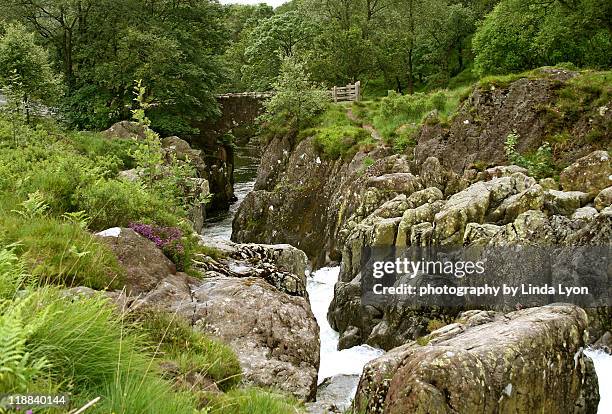 birks bridge - coniston stock pictures, royalty-free photos & images