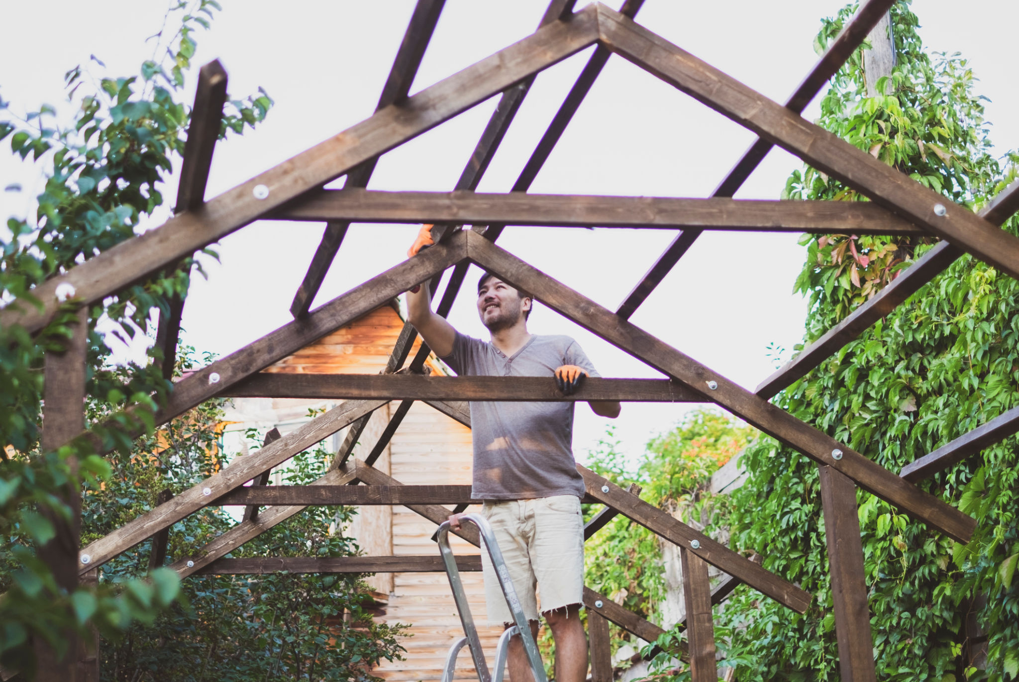 pergola construction