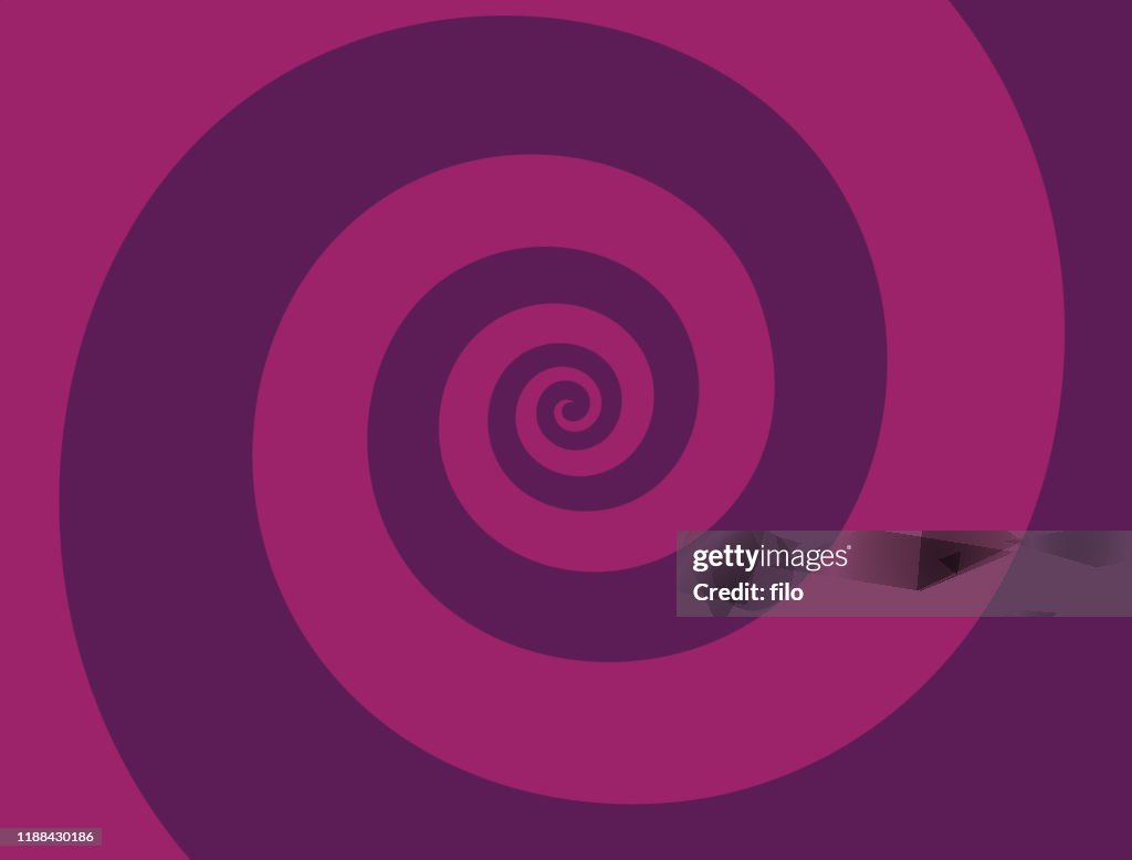 Spiral-Zoom Abstrakter Hintergrund