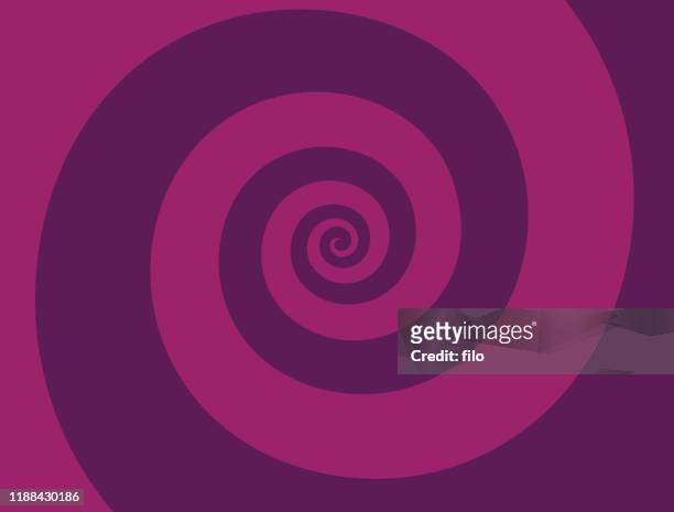 spiral-zoom abstrakter hintergrund - herumwirbeln stock-grafiken, -clipart, -cartoons und -symbole