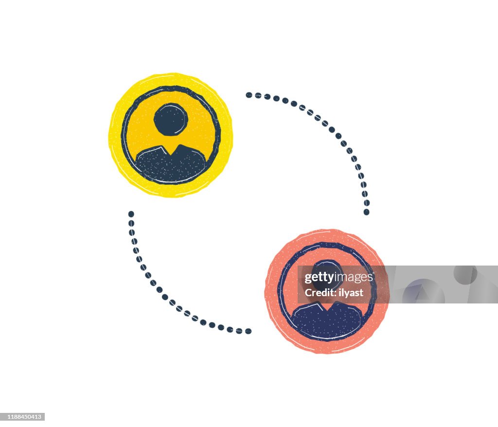 Social Justice Flat & Line Icon Design
